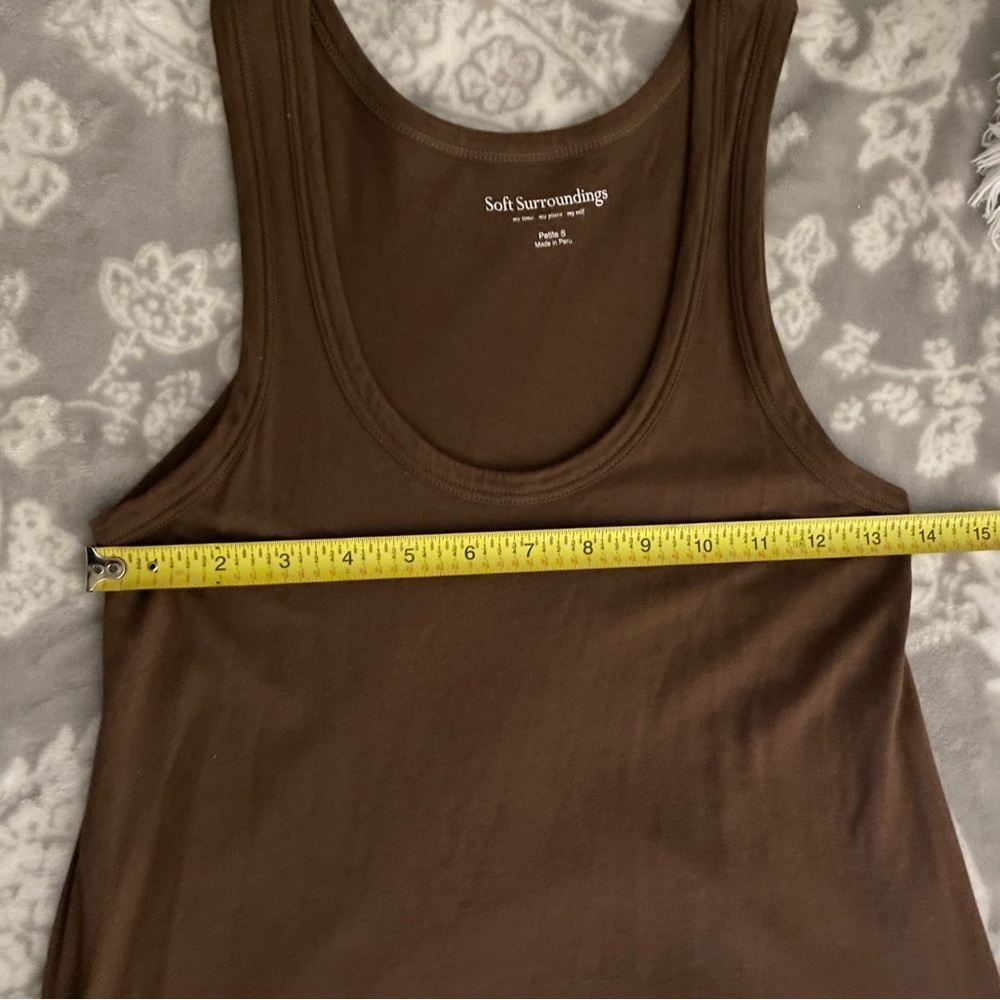 Soft Surroundings Santiago Dress Size Petite Small Brown - Picture 12 of 12
